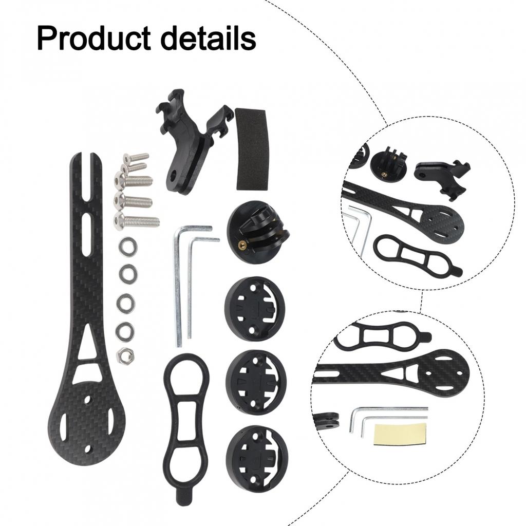 Sleek Aesthetic Functional and Lightweight Carbon Fiber Bike Holders