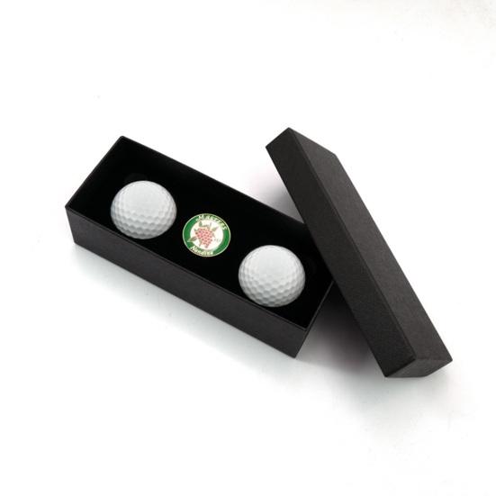 3 ks/sada Personalizovaná dárková sada golfových míčků s páskem na ruku Kompaktní přenosná kompletní sada dárkového balení golfových míčků