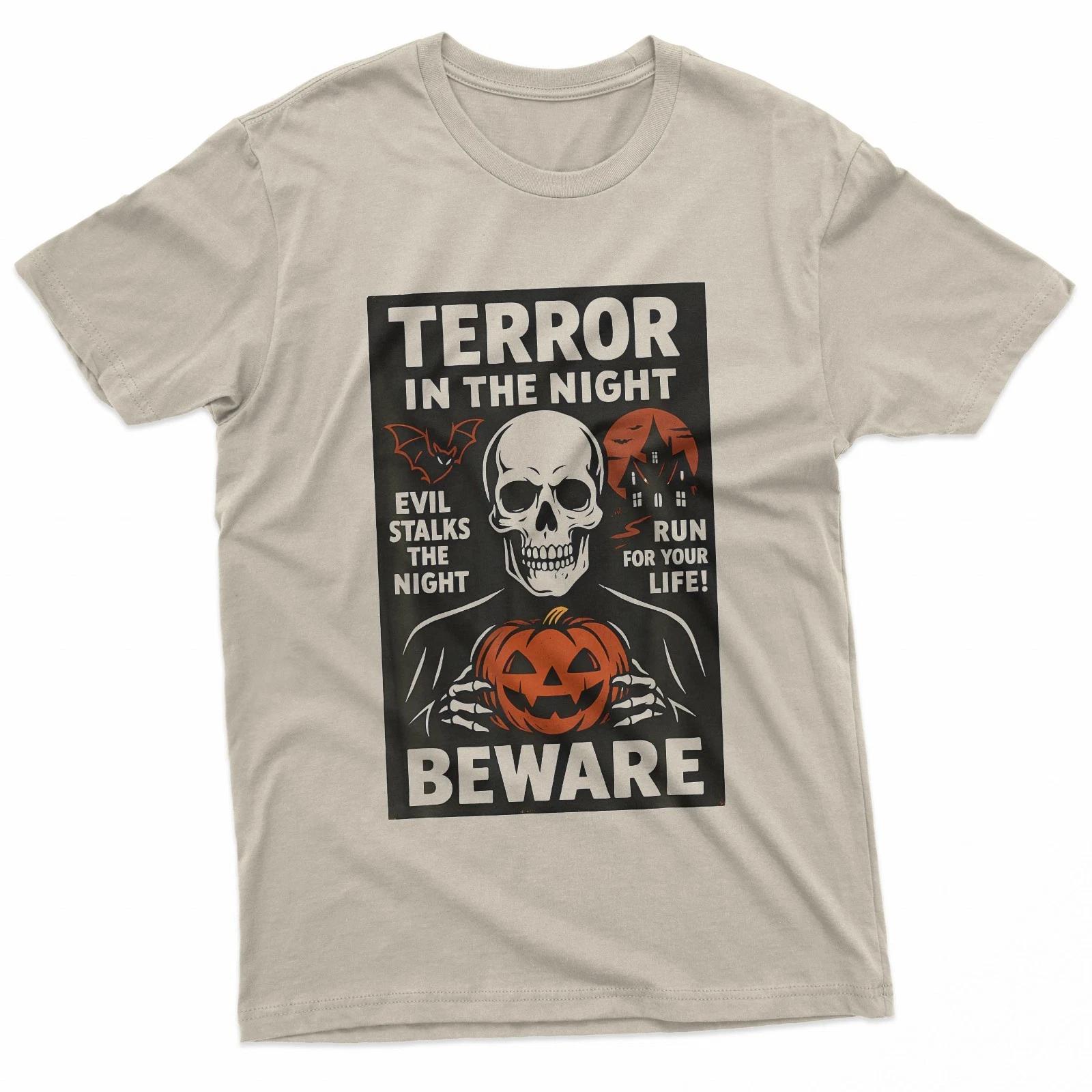 Terror In The Night Head Pumpkin T-Shirt XXXL