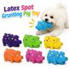 Weiches Latex-Punkt-Grunzschwein-Spielzeug Interaktives Hundekau-Spielzeug Für Kleine Mittlere Große Hunde