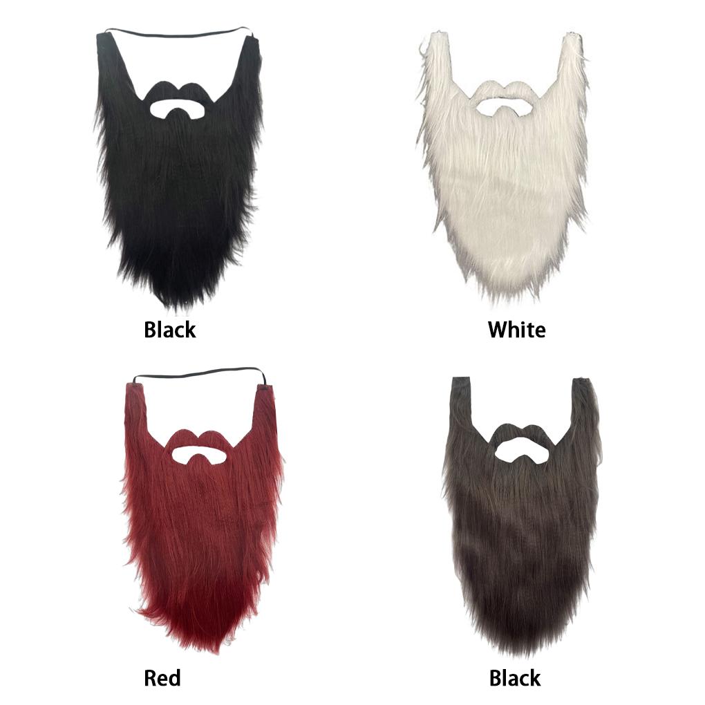 1PC Long Beard Costume Cosplay Fake Beard Mustaches for Adult Facial Hair Easter Masquerade Operas Fancy Dress Party Supplies