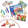 [Amazon Exclusive] Numberblocks 2-Piece Set: Mathlink Cube Math Activity Set (1-10) + One and Two Bike Adventure Character Figure. Authentic Math Toy.