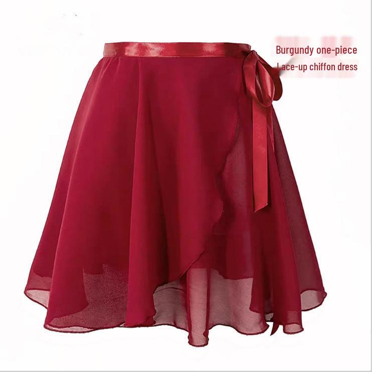 Fete Fustă Șorț Balet Șifon - Costum Dans Chinezesc Dintr-o Bucată