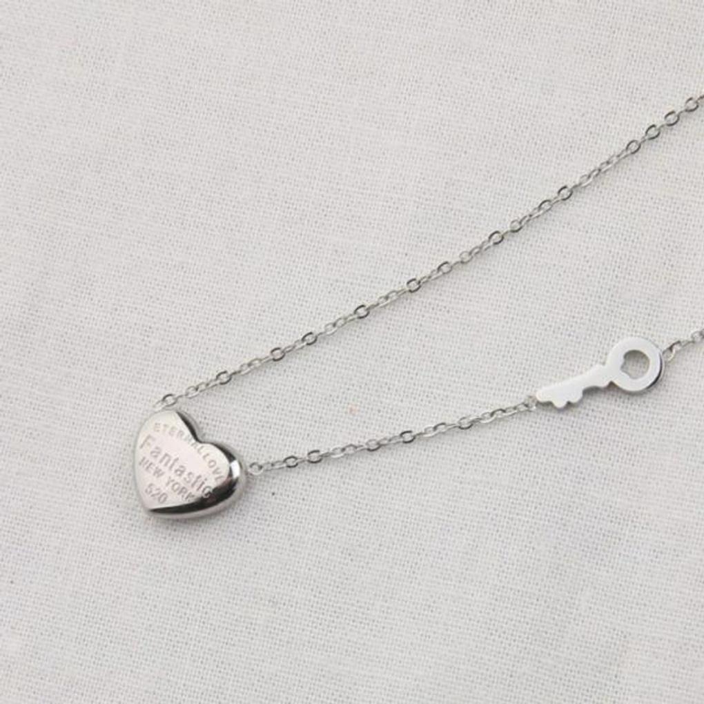 Atria Fantastic Heart Surgical Steel Women's Necklace EWSNESC0001