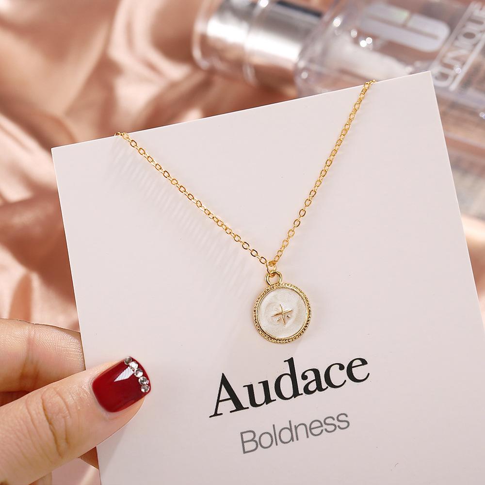 Fashion Simple Double Layer Star Moon Charm Necklace Delicate Clavicle Chain Zircon Necklace For Women Jewelry
