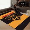 Football Crest Printed Office Carpet Chair Cushion  Entryway Rug, Rugs for Living Room, Bedroom Christmas gifts