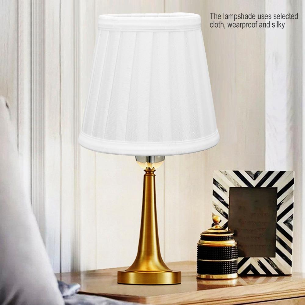 2PCS Lightweight Small Lamp Shades Clip On Design Lamp Shades Decorative Table Lampshade  Wall Lamp