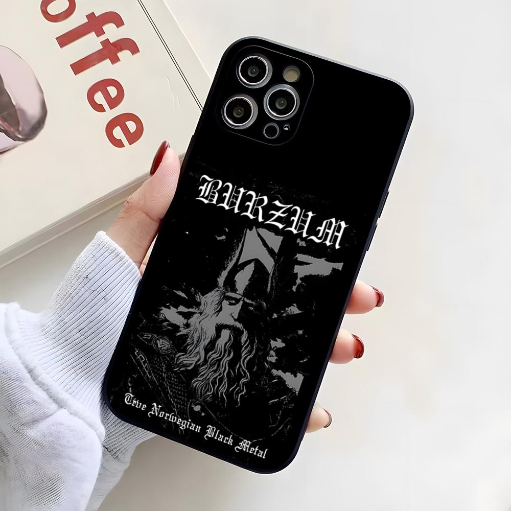Burzums Band Rock Music Phone Case For IPhone 17 Pro Max 16 15 14 Pro Max 13 11 X Xs Xr 8 7Plus Silicone Cover