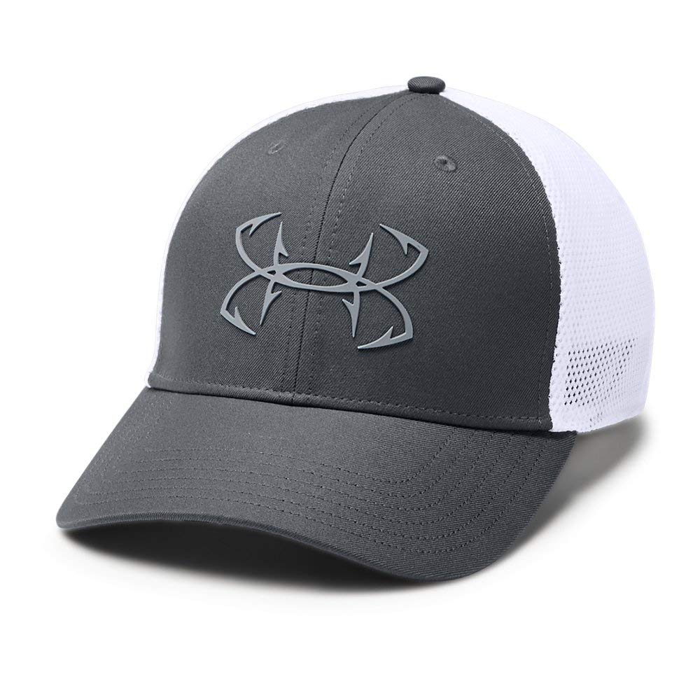 

Шапка UA Fish Hook Cap Ventilation Stretch Fit [Under Armor] Мужская (Грей, МЛ)