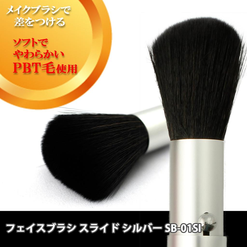 Shishida Seishindo Face Brush Slide Silver