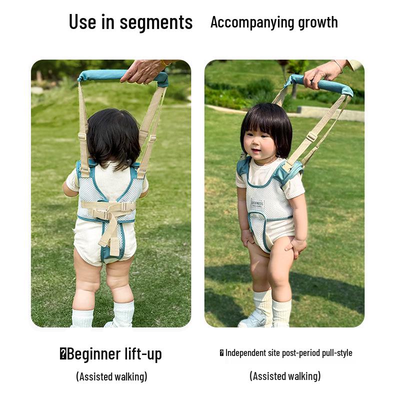 Kleinkind Lauflernhilfe: Multifunktional, Atmungsaktiv, Scheuerfest, Sturzsicher, Lern- und Anti-Verlust-Sicherheitsgeschirr für Säuglinge.