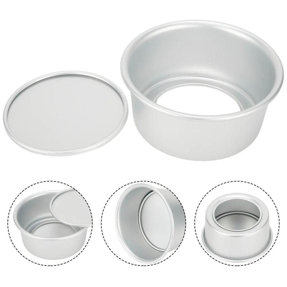 Round Pudding Mold Removable Bottom Baking Mould Deep Cake Tin Bakeware