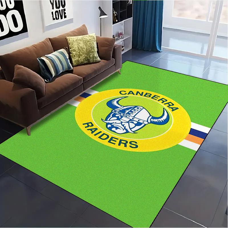 Canberra Raiders Carpet Rug for Living Room Bedroom Home Sofa Decoration,Kids play Non-slip Floor Mat