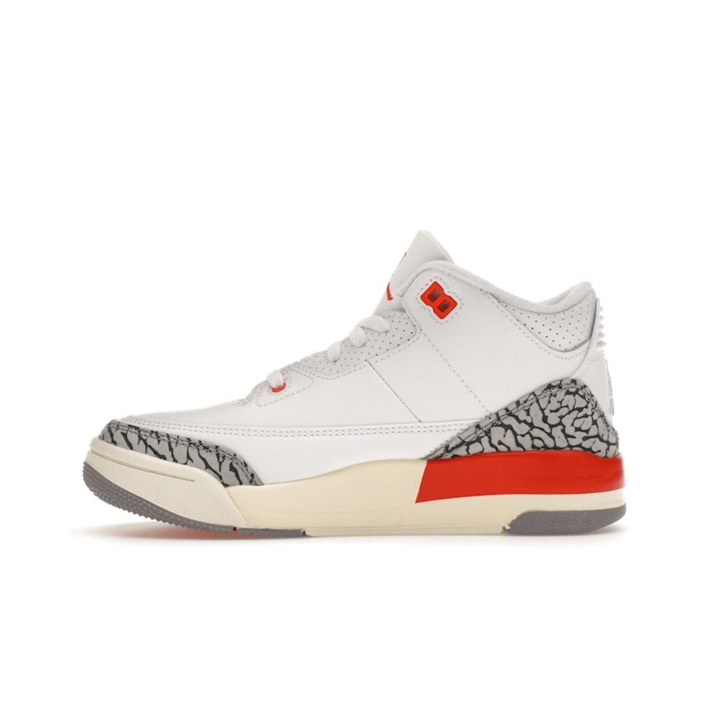 Air Jordan 3 Retro PS Georgia Peach Kids Sneakers White Cosmic-Clay Sail FQ9174-121