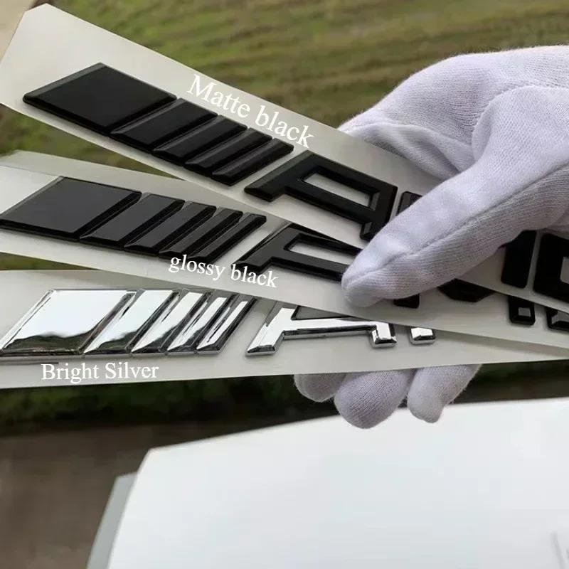 ILY2 3D ABS Car Rear Trunk Badge Decal Letters Sticker For Mercedes Benz AMG A B C E G CLA C63 C63S E53 GT SLK W176 W205 W177 C260L