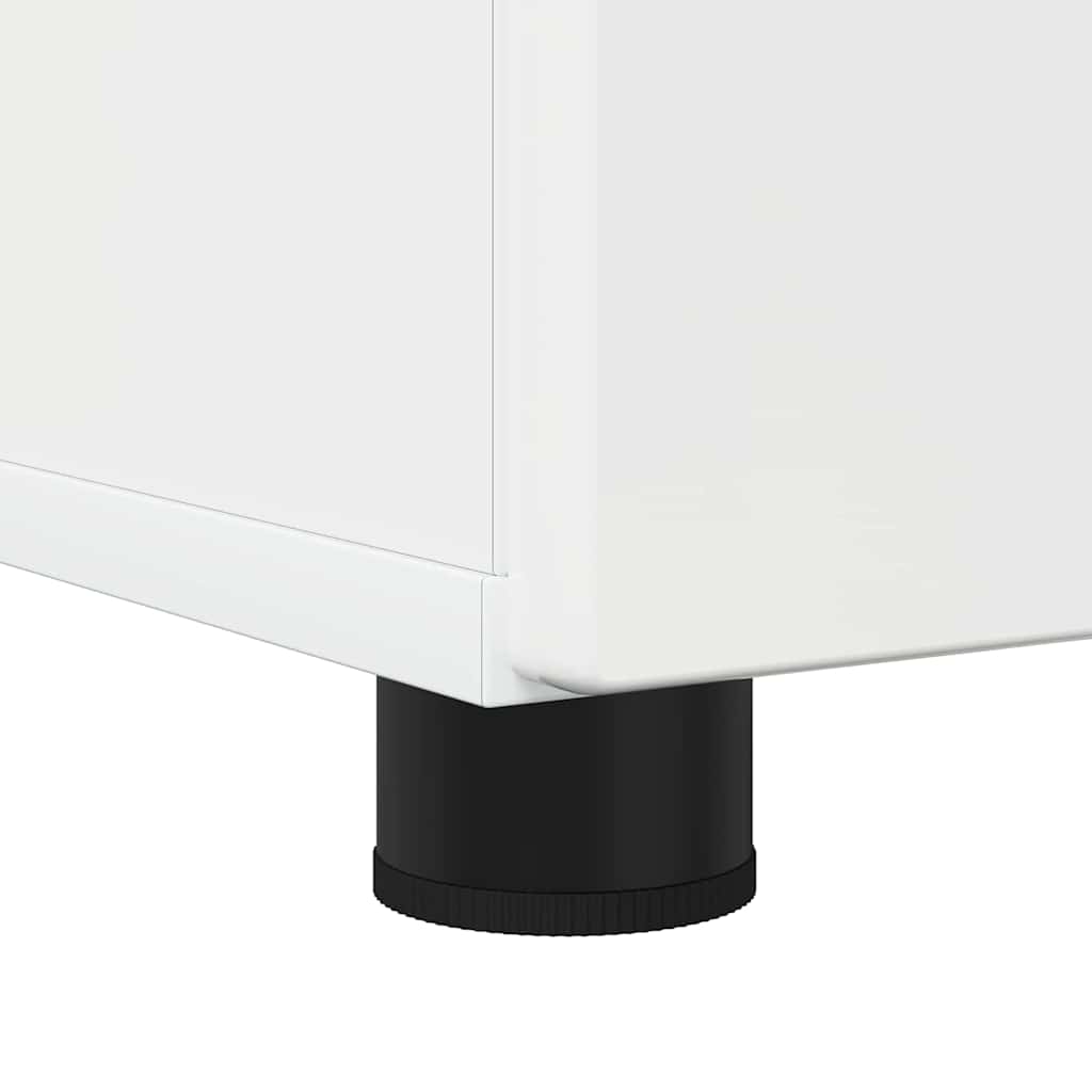 Bathroom Cabinet with Storage Glossy White 61 x 35 x 64 cm