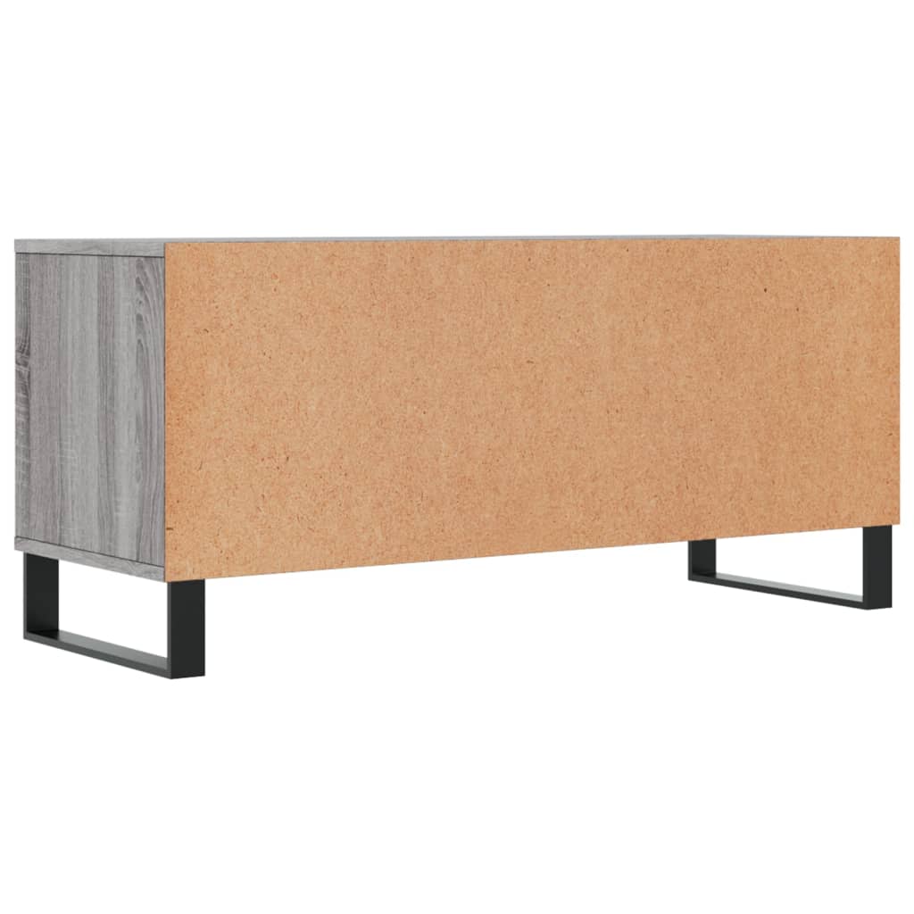 Szafka Pod Tv, Szary Dąb Sonoma, 100X34,5X44,5 Cm