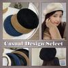 CP896 [One Limitation] Beret, Autumn/Winter, Simple, Stylish, Fluffy, Elegant, Women's (Beige)
