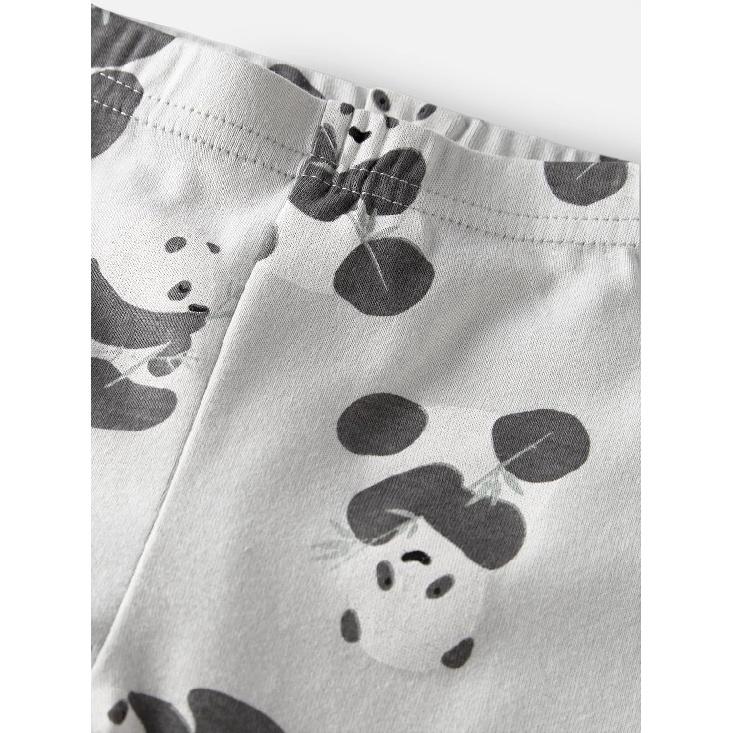 little planet by carter s Baby 2-Piece Pajamas Made with Organic Cotton, Gray Panda, 9M