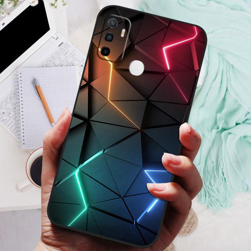 For OPPO A32 A53 A53S 2020 Case Lion Wolf Silicone Soft Back Cover For OPPO A15 A15S A35 Phone Case Protective Shell A53 2022