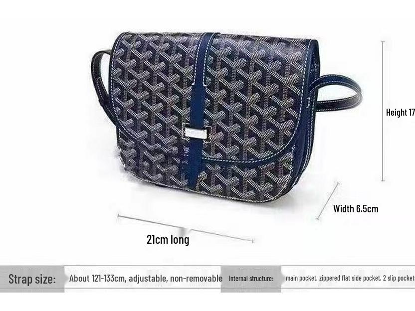 2024 Goya Monogram Saddle & Messenger Crossbody Bag for Women