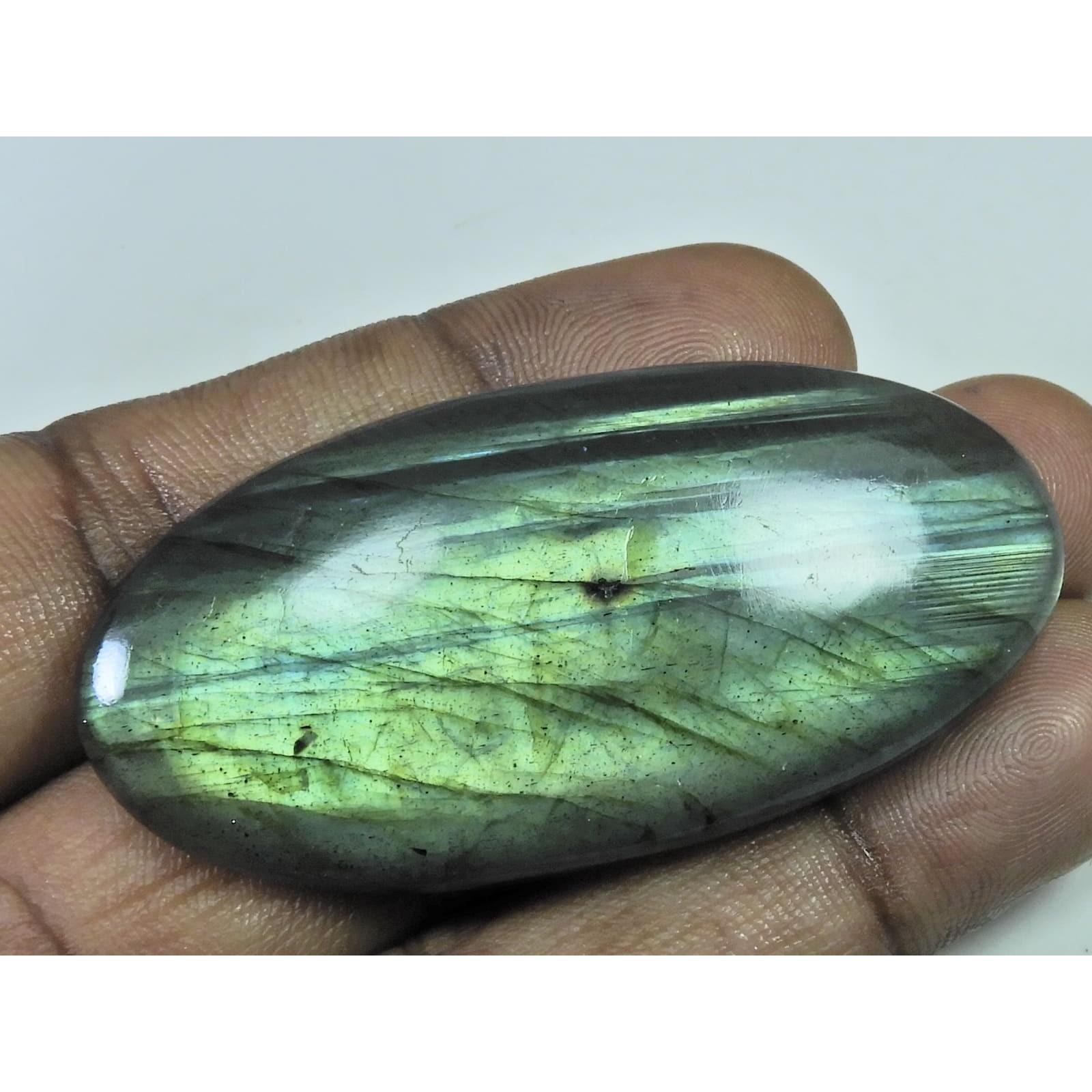 27X60X09MM Natural Labradorite Multi Oval Cabochon Loose Gemstone 130Cts. D-192