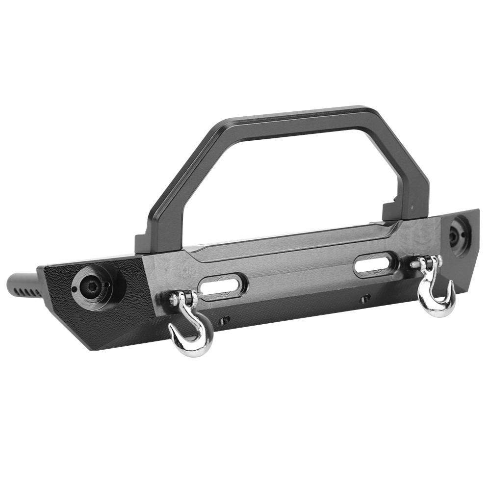 Aluminium Alloy RC Front Bumper Guard Spare Upgrade Parts Accessories for RGT 136100 1 10 RC CrawlerBlack