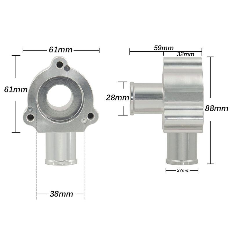 25mm TURBO Diverter Valve Version Relocation Adapter FSI / TSI for 2.0 TFSI Engine DVCK-02