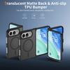 iPhone 18 Pro Fold Magnetic Frosted Semi-Transparent Protective Case
