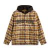 Basketball Series Plaid Letter Hooded Zipper Comfortable Loose Cotton Jacket Men Jackets AFMV001-1
