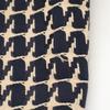 CHANEL 01P P17432V09913 Wheel COCO Button Houndstooth Jacket 36 Navy x beigeUsed