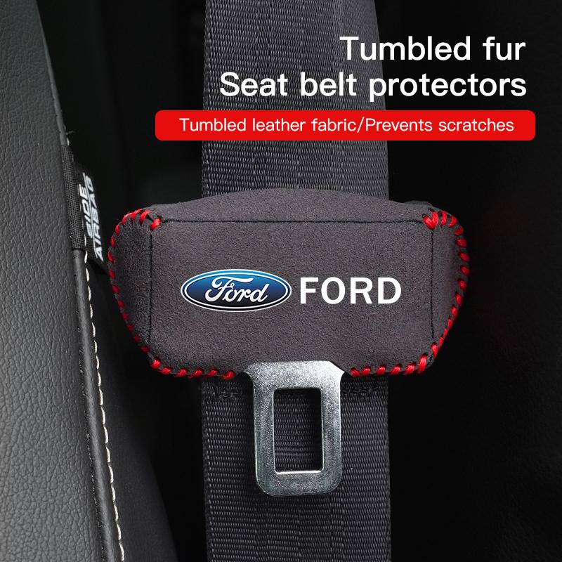 Car Safety buckle protection sleeve accessories For Ford STline Focus Fiesta Mondeo Explorer Transit Ranger MK2 MK3 Escape Puma APU1
