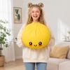 Giant 25cm Soft Squishy Bun Stress Relief Toy Slow Rising Squeeze Sensory Toy for Adults Kids Desk Decoration