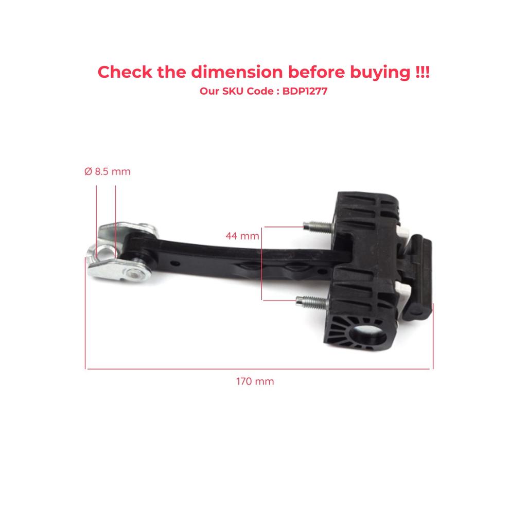 EDP1277 Front Left or Right Door Catch Hinge Brake Stop Strap Limiter for Fiat Bravo 198 Lancia Delta MK3 844 2008-2014 51751732