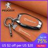 2026 Het Bilklistermärke Zinklegering Bil Smart Fjärrnyckel Fodral Nyckelväska Skalhållare För Peugeot 2008 3008 4008 5008 308 408 508 Nyckel P