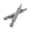 3-Piece Square Bit Set: 50-100mm S2 Material for Electric and Air Screwdrivers