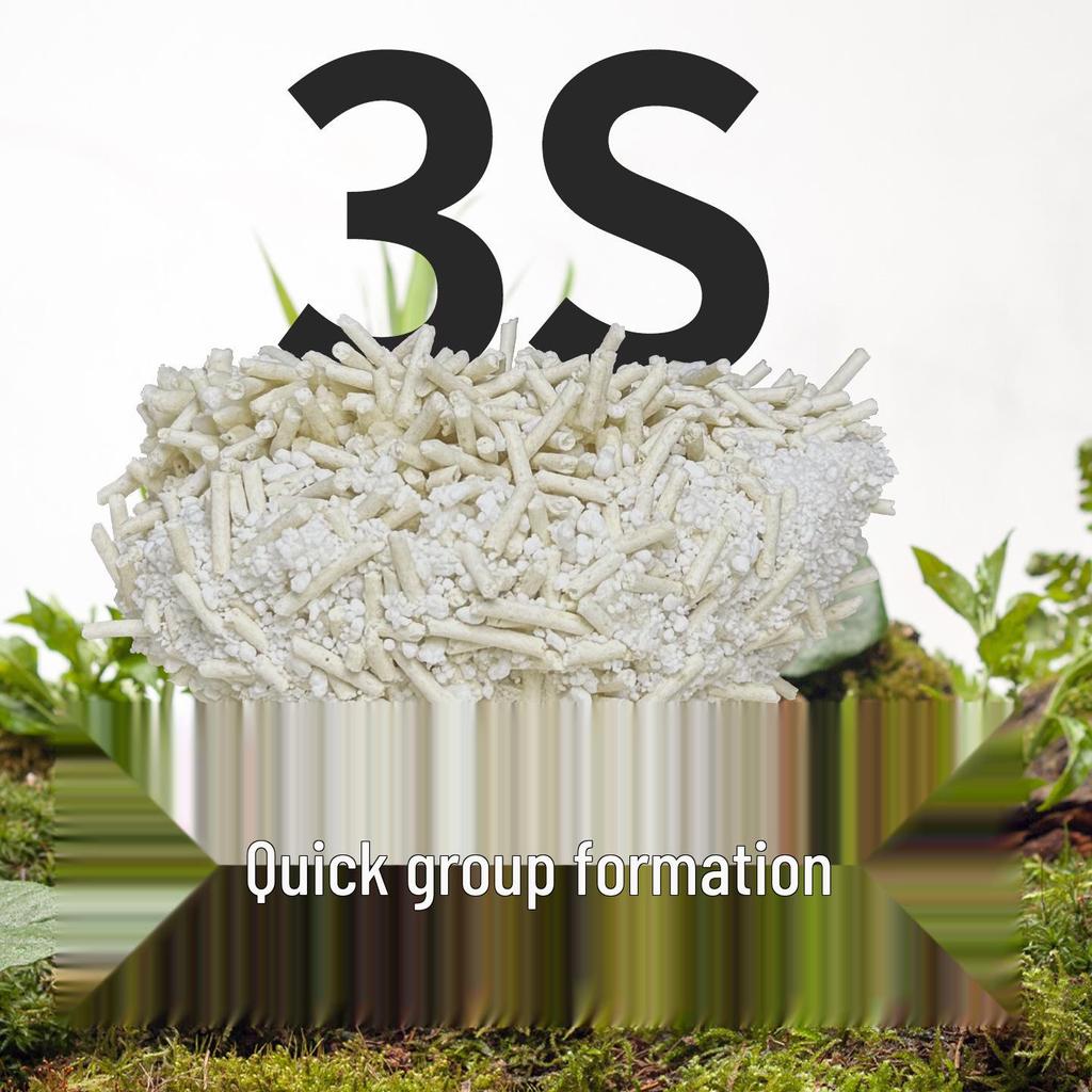 Arena para gatos antibacteriana de yuca y tofu sin polvo