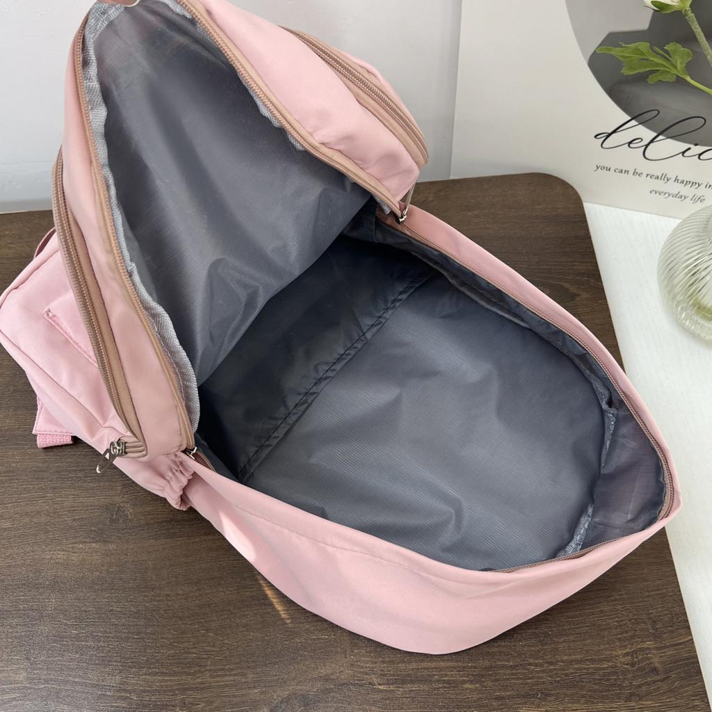 Student schoolbag fashionable and simple couple backpack 2025 new large-capacity lightweight backpack