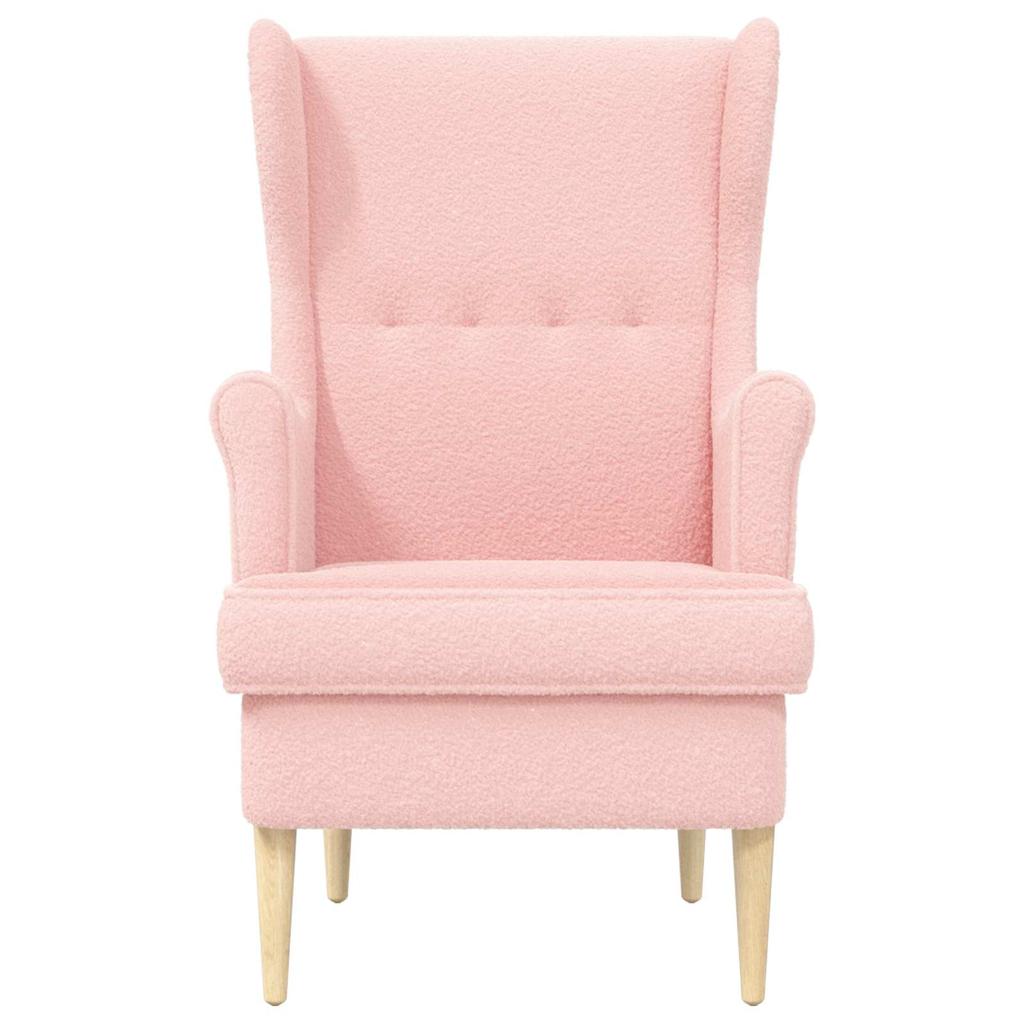 Armchair Rosa Boucle