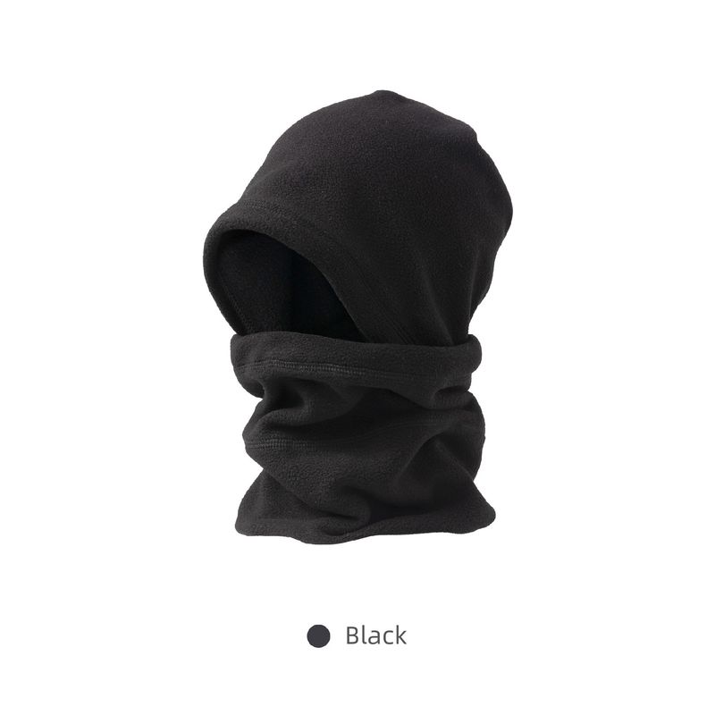 

Winter Outdoors Skiing Cycling Warm Face Mask Multifunctional Windproof Bandana Hoodie Neck Warmer Fleece-lined Wind-Proof and Cold Protection Black One size