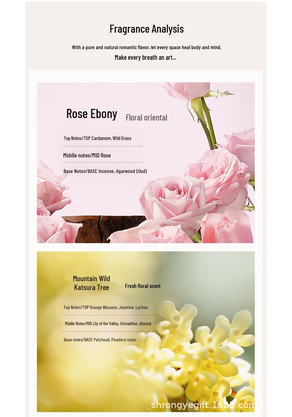 Twisted Lily Scented Candle: Rose & Ebony Aromatherapy, Long-lasting Indoor Essential Oil Rose Ebony