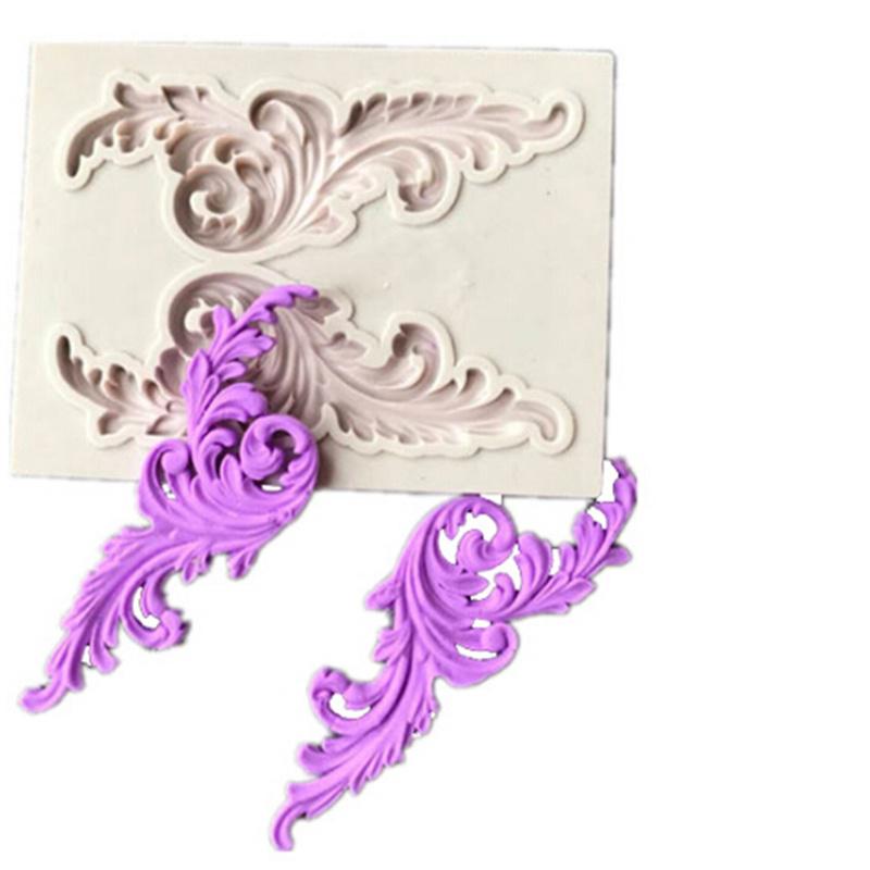 Formy silikonowe 3D w stylu europejskim Koronki Sugarcraft Formy do czekolady Kremówka Formy silikonowe do ciasta