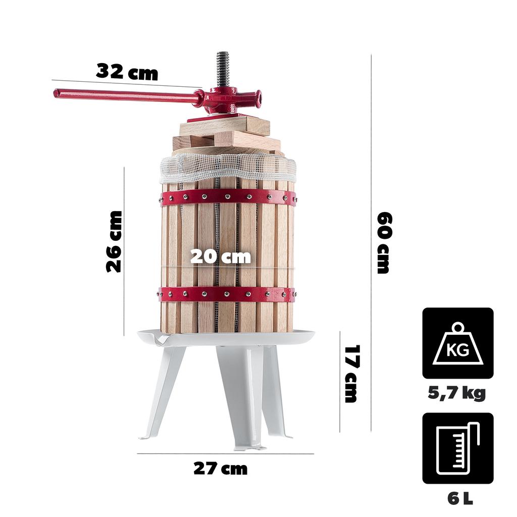 KADAX Press for Soft Fruits Juicer for Juices Wine Liqueurs