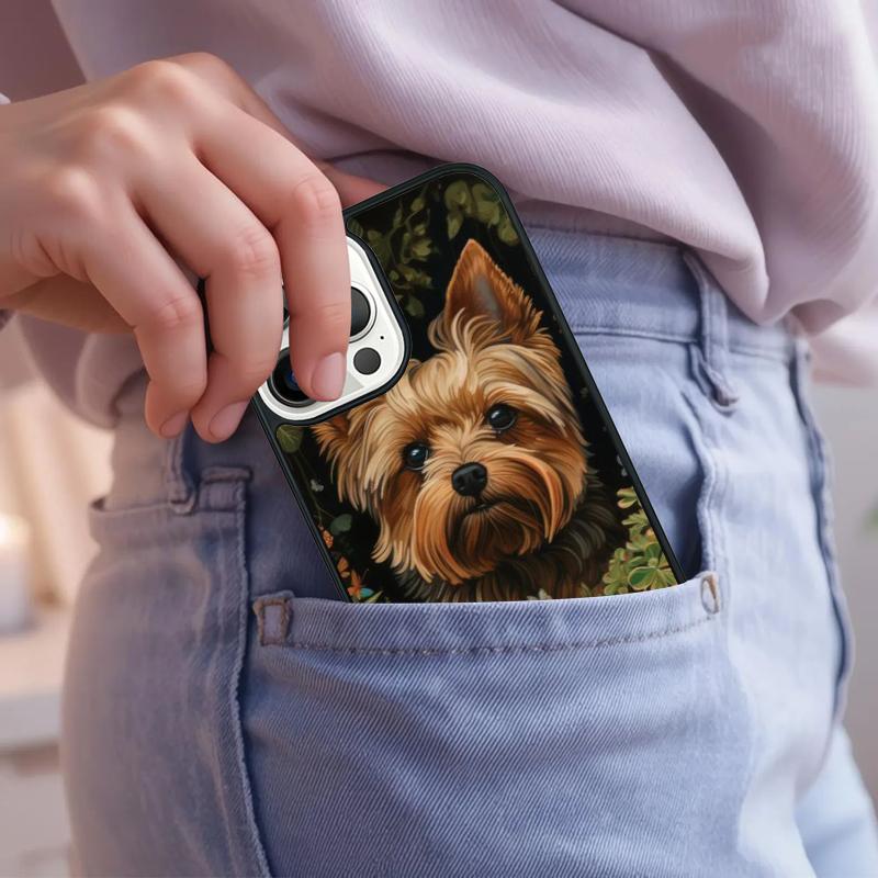 Yorkshire Terrier Yorkie Dog Pet Animal Phone Case For iPhone 17 Air 15 16e 14 13 Pro Max Coque 12 11 Pro Max PLUS Cover