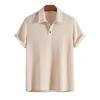The Solid-color Short-sleeved Shirts for Men In Summer Are Casual, Loose, Comfortable and Fashionable. Men's Short-sleeved POLO Shirt