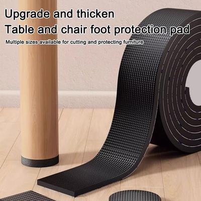 New Self Adhesive Furniture Leg Pad Anti Slip Anti-collision Table Feet Mats Rubber Pads Hardware