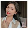 Exquisite Cat's Eye Stud Earrings: Trendy, High-End Design for Women, Autumn/Winter 2021