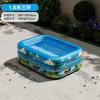 1PC Inflatable Outdoor Pool, Durable PVC Material,  Multiple Components for Outdoor bathtub Backyard Fun and Family Gatherings