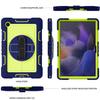 For Samsung Galaxy Tab A8 10.5 2021 360 Degree Rotation Contrast Color Silicone + PC Tablet Case