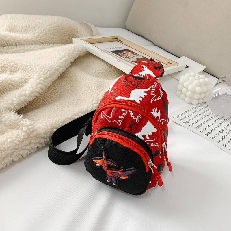 Adorable Dinosaur Kids Bag 2024 Trendy Shoulder Pack For Boys And Girls With Colorful Anime Patterns